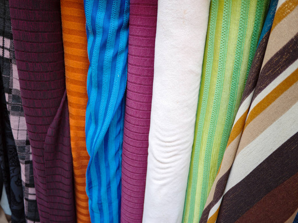 Renkli Tekstil yakın çekim - Fotoğraf, Görsel