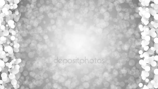 Loopable abstract particle lights bokeh circles background. LOOP - Footage, Video