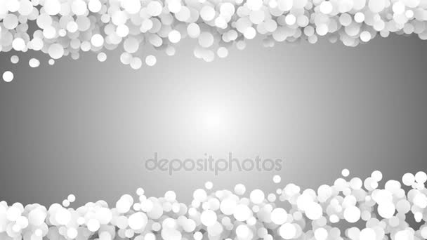 Loopable abstract particle lights bokeh circles background. LOOP - Footage, Video