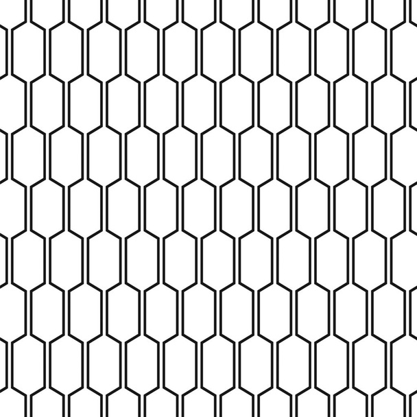 Textura de panal de abeja hexágono unida sin costuras. Patrón abstracto geométrico
. - Vector, imagen