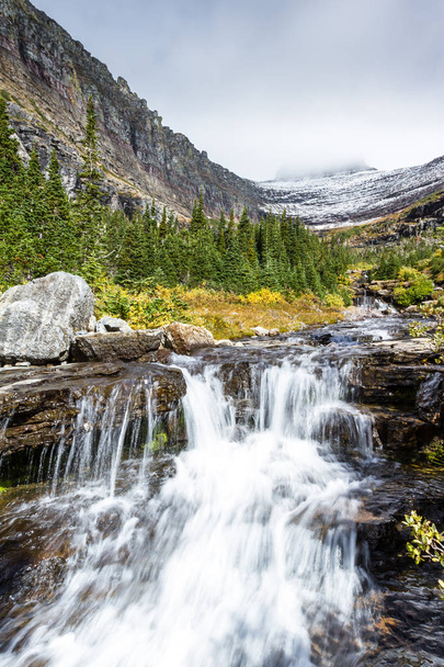Gletscherschmelze Wasserfall  - Foto, Bild