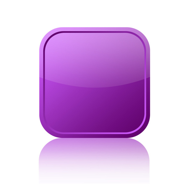 Blank square web button - Фото, изображение