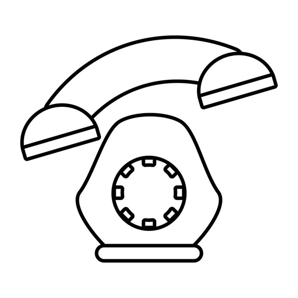 telefone comunicação aparelho home esboço
 - Vetor, Imagem