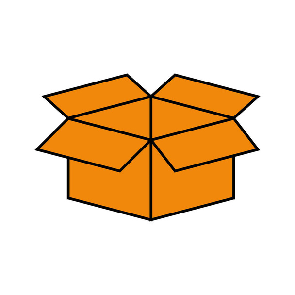Open box symbol - Διάνυσμα, εικόνα