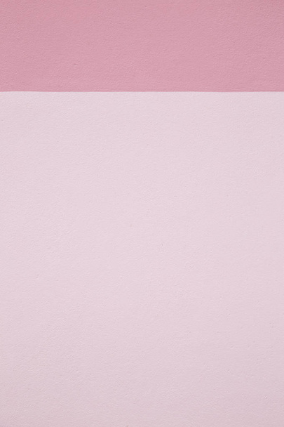 rosa zwei Farben Wandtextur kann als Hintergrund oder Textur verwendet werden - Foto, Bild