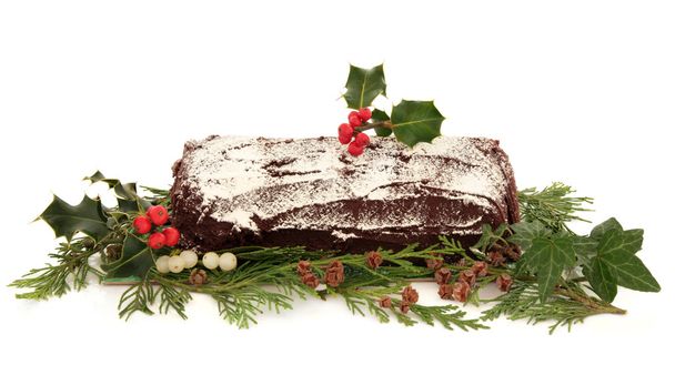 Рождественский торт
 - Фото, изображение