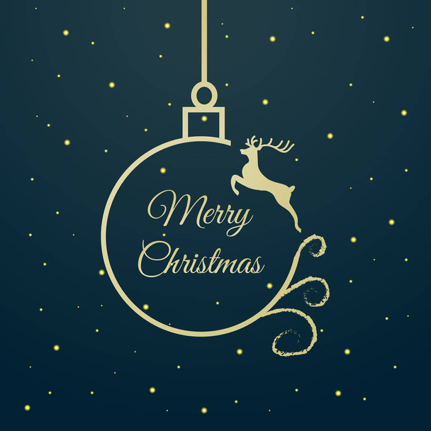 Christmas greeting card background vector Illustration eps 10 - Vettoriali, immagini