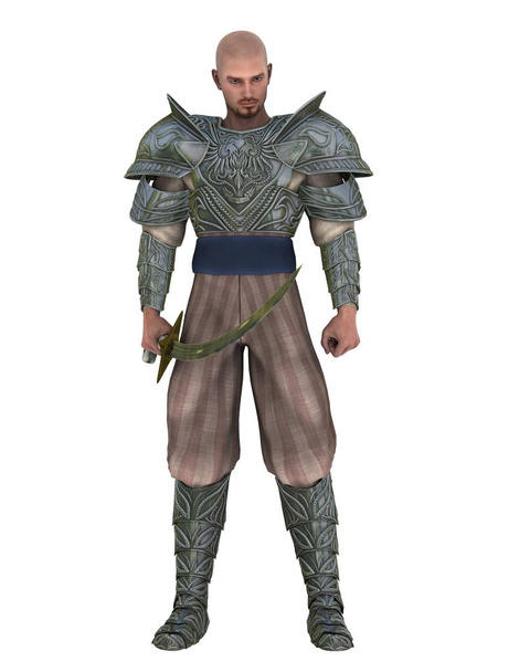 3D CG rendering of a knight - 写真・画像