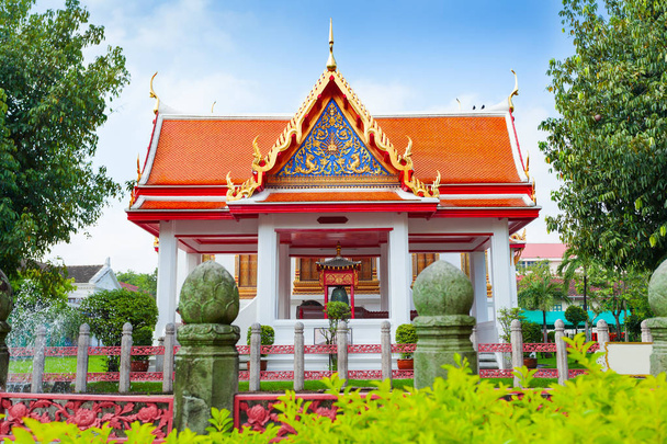 Wat Benchamabophit, four princesses pavilion, Bangkok, Thailand - Photo, Image
