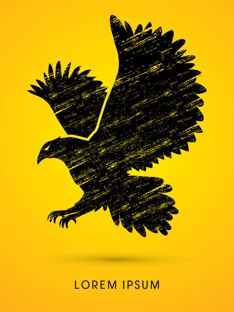 Eagle flying vector. - Vector, Imagen