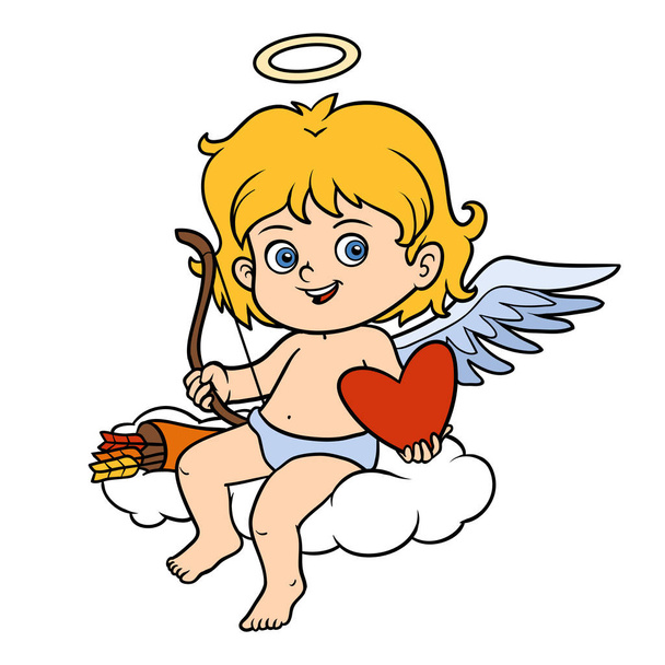 Vector Valentijnsdag karakter, Angel  - Vector, afbeelding