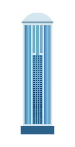 Skyscraper icon isolated on white background - Vector, Image