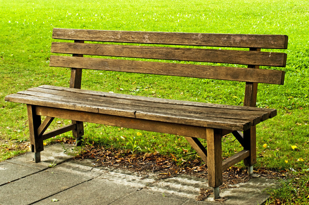 Park bench in a park - Photo, Image
