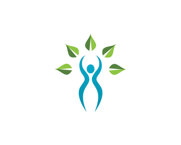 Egészségügyi logó sablon - Vektor, kép