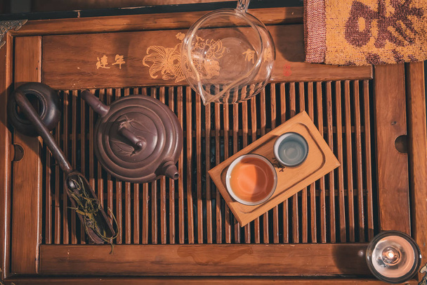 Closeup set of China tea - Fotoğraf, Görsel