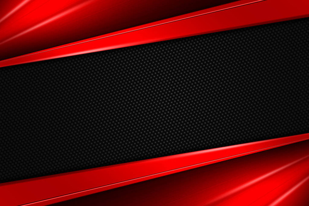 red and black metal background - Photo, Image