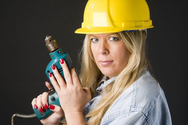 home repair woman contractor - Zdjęcie, obraz