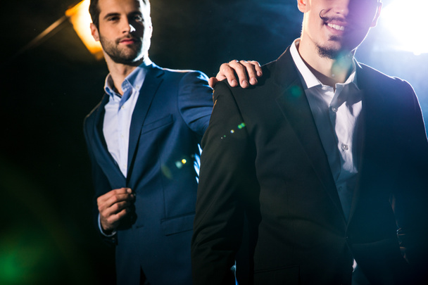 Stylish men in suits - Fotografie, Obrázek