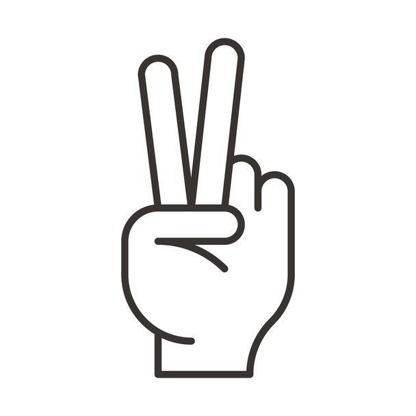 Toca el icono del gesto
 - Vector, Imagen