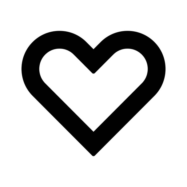 egyszerű szív ikon - Vektor, kép