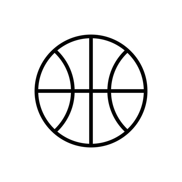 Basketball ball icon illustration - Vector, Image