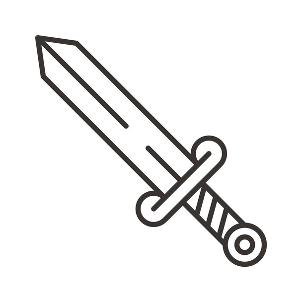 Schwert-Ikone - Vektor, Bild