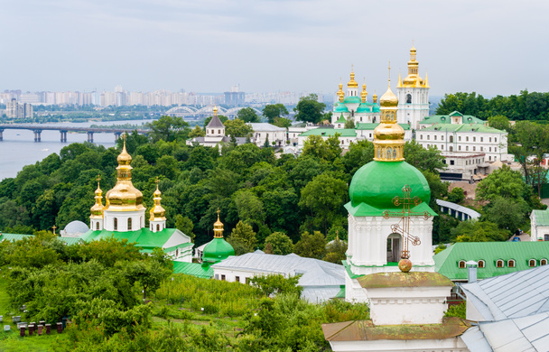 pohled Kyjevskopečerská lávra, Pravoslavný klášter součástí - Fotografie, Obrázek
