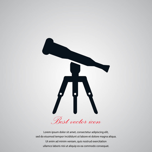 Vektorové ikony dalekohledu - Vektor, obrázek