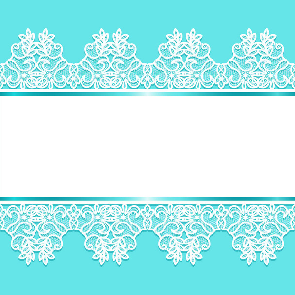 Background with lace - Vector, Imagen