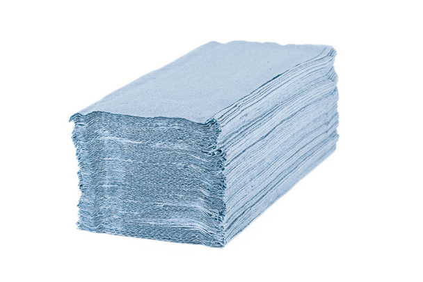 papírové ručníky izolovaných na bílém pozadí. - Fotografie, Obrázek