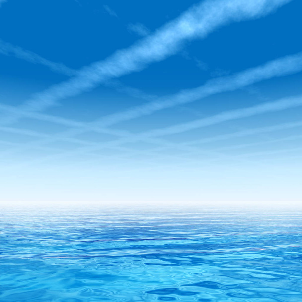 Meer und Himmel Hintergrund - Foto, Bild
