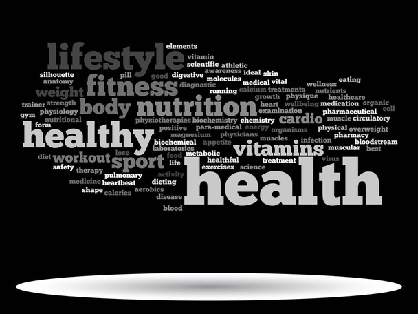 health diet word cloud - Photo, Image