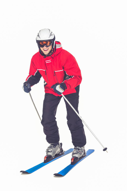 Winter sport, man - Fotoğraf, Görsel