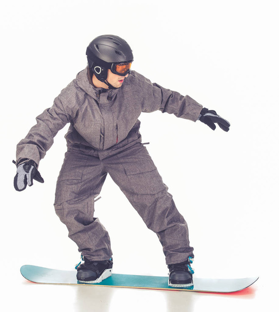 Winter sport, man - Фото, изображение