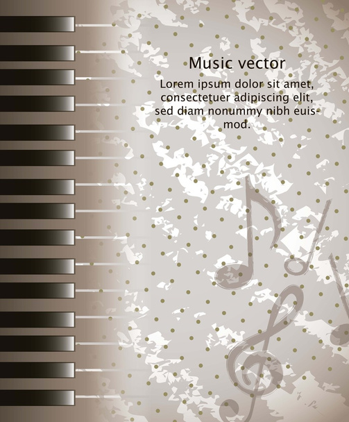 Zongora vektor - Vektor, kép