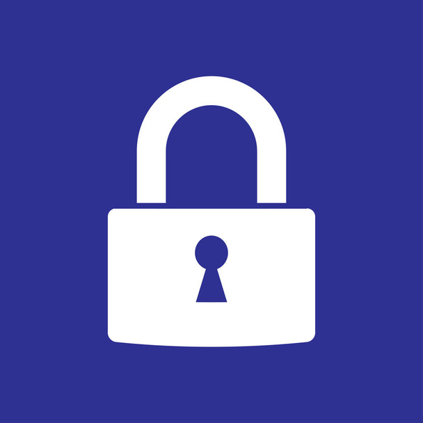 padlock isolated  icon  - Vector, Image