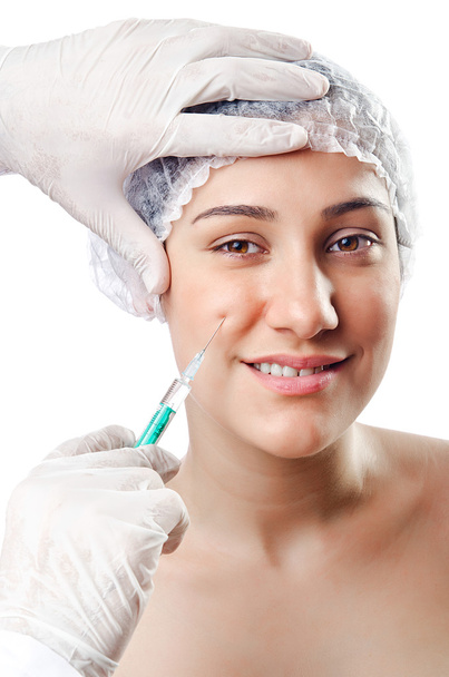 Woman under the plastic surgery - Foto, Bild