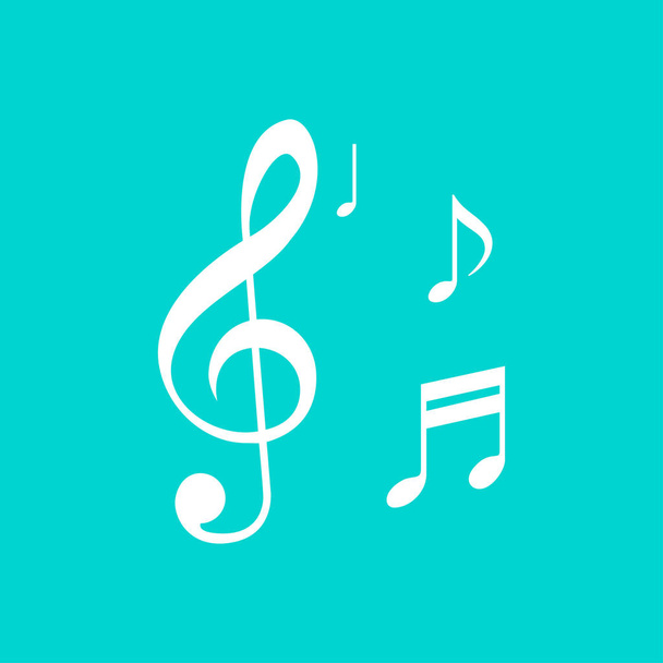 Icono de nota musical
 - Vector, Imagen