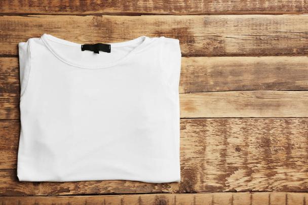 Blank white t-shirt - Foto, Imagen