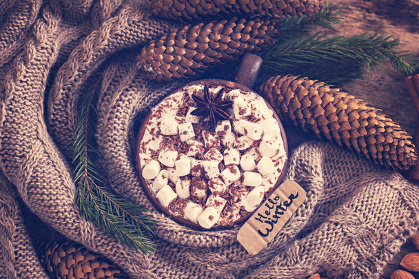 Coffee, Christmas still life. - Photo, Image
