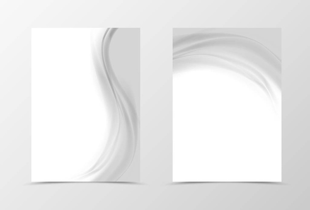 Dynamisches Flyer-Template-Design für Vorder- und Rückseite - Vektor, Bild