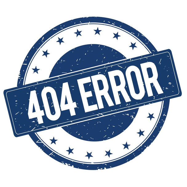 404 ERROR stamp sign - Фото, изображение