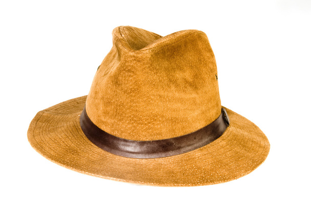 sombrero estilo fedora gamuza
 - Foto, Imagen
