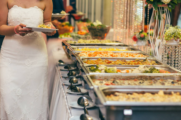 catering food wedding buffet - Photo, Image