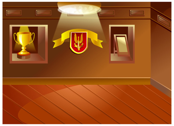 Sporting trophy and certificates - Vector, Image