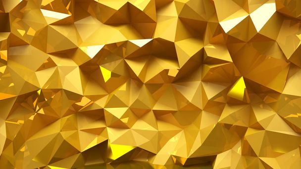 Beautiful golden abstract interior. 3D illustrator, 3D rendering - Фото, зображення
