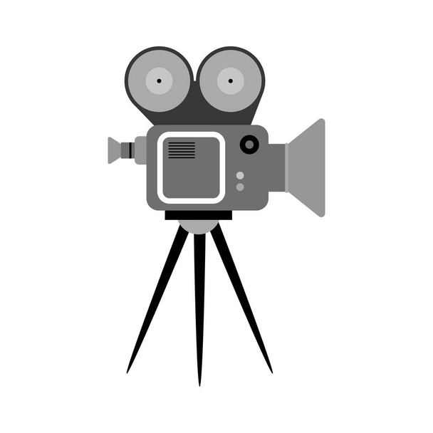Κινηματογράφος βιντεοκάμερα εξοπλισμός - Διάνυσμα, εικόνα