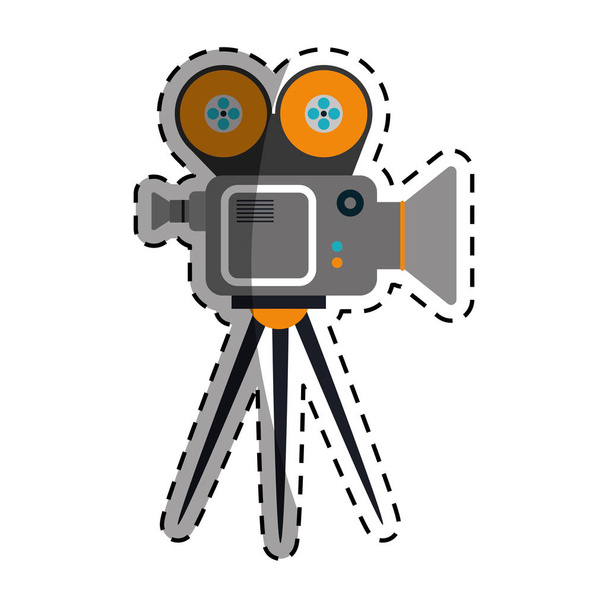 シネマ ビデオカメラ用機器 - ベクター画像