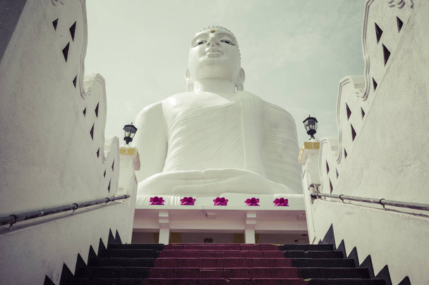 Bahirawakanda Sri Maha Bodhi temple in Kandy, Sri Lanka. The tem - Photo, image
