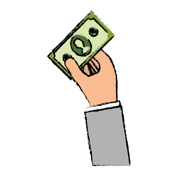 Billet geld cash - Vector, afbeelding